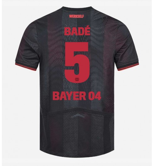 Bayer Leverkusen Loic Bade #5 Domácí Dres 2025-26 Krátký Rukáv Bayer Leverkusen Loic Bade #5 Domácí Dres 2025-26 Krátký Rukáv